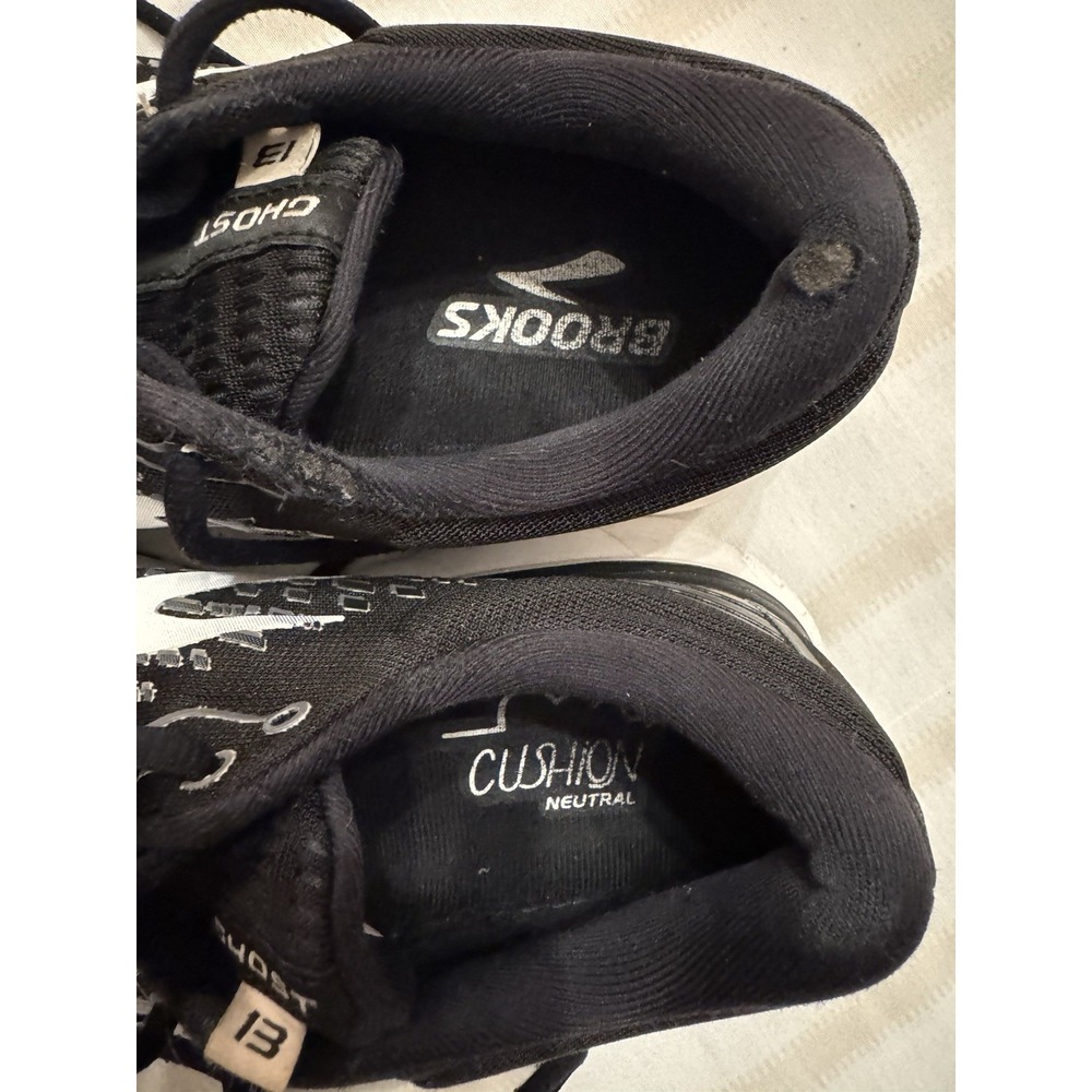 Brooks Ghost 13 Shoes Women Size 9.5 Running Shoes Black Sneakers - Picture 3 of 7